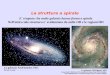 La struttura a spirale E' risaputo che molte galassie hanno forma a spirale Nell'ottico tale struttura e' evidenziata da stelle OB e le regioni HII La