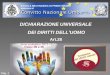 DICHIARAZIONE UNIVERSALE DEI DIRITTI DELLUOMO Art.28 Pag. 1