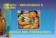 RUOLO DEL FARMACISTA OBESITA – PREVENZIONE E TERAPIA