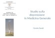 Studio sulla depressione in Medicina Generale Guido Danti