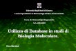 Università degli Studi di Genova Laurea Specialistica in Biotecnologie Medico-Farmaceutiche Corso di: Biotecnologie Diagnostiche A.A. 2004/2005 Utilizzo