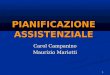 1 PIANIFICAZIONE ASSISTENZIALE Carol Campanino Maurizio Mariotti
