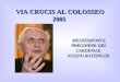 VIA CRUCIS AL COLOSSEO 2005 MEDITAZIONI E PREGHIERE DEL CARDINALE JOSEPH RATZINGER