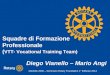 Squadre di Formazione Professionale ( VTT- Vocational Training Team) Diego Vianello – Mario Angi Distretto 2060 – Seminario Rotary Foundation 1° febbraio