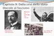 Capitolo 9: Dalla crisi dello stato liberale al fascismo Mussolini socialista Mussolini arringa le folle La fine di Mussolini