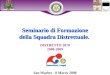 Seminario di Formazione della Squadra Distrettuale. DISTRETTO 2070 2008-2009 San Marino - 8 Marzo 2008