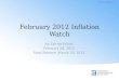 Inflation Watch: February 2012