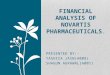 Financial analysis of novartis pharmaceuticals