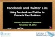 Facebook and Twitter for Business 101