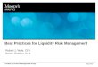 Best Practices for Liquidity Risk Management