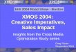 XMOS 2004 Creative Imperatives, Sales Impact (Boston)