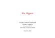 #18 'Six Sigma', Presented by Samik Sengupta (PPT)