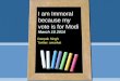 I am Immoral because my vote is for Modi