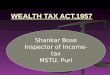 Wealth tax act,1957.bose