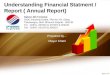 Understanding Financial Statement / Report