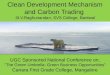 Clean development mechanism (cdm) and carbon trading  b.v.raghunandan