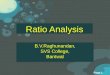 Ratio analysis b.v.raghunandan