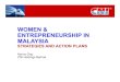 Women & Entrepreneurship in Malaysia - Strategies & Action Plans