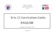 English k to12 curriculum guide
