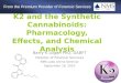 K2 and the Synthetic Cannabinoids: Pharmacology, Effects and Chemical Analysis