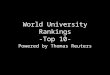 Top 10 World Universities