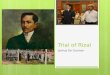Trial of rizal
