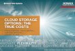 Cloud Storage Options:  The True Costs
