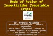 Insecticides for Vegetable Production 2011