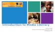 Introduction to Media Literacy for Substance Abuse Prevention