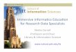 Libraries and Research Data Management – What Works? - Sheila Corrall - Immersive Informatics Education for Research Data Specialists