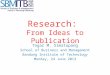 Research from ideas to_publication