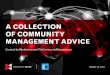 Community Management Advice