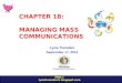 Chapter 18 managing mass communications revised2