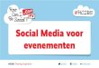 Tilburg Universtity: Social Media voor bijeenkomsten en evenementen