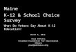 Maine Poll Slides (2013)