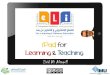 iPad for Learning & Teaching at #eLi3!