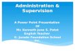 The administrative and supervisory organization