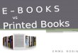 eBooks vs Printed Books