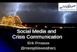 Social Media and Crisis Communication: the story of #memstorm
