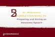 Prepping for a speech? 25 Tips on how to be awesome!