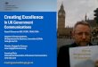 Creating Excellence in UK Government Communications - Russell Grossman @ IABC Canberra