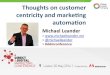 Customer centricity and marketing automation keynote presentation at Direct and Digital Marketing Conference Lisbon