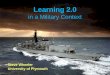 Learning 2.0 in a Military Context