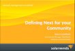 Forum One Community Next Steps Share Deck