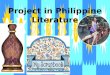 Philippine literature during the U.S colonialism by: METCHIE DINOPOL   BEED-2