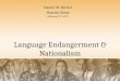 Hieber - Language Endangerment & Nationalism