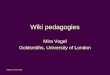 Wiki pedagogies