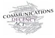 communication decency act