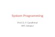 System Programming Overview