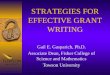 Strategies for Effective Grant Writing